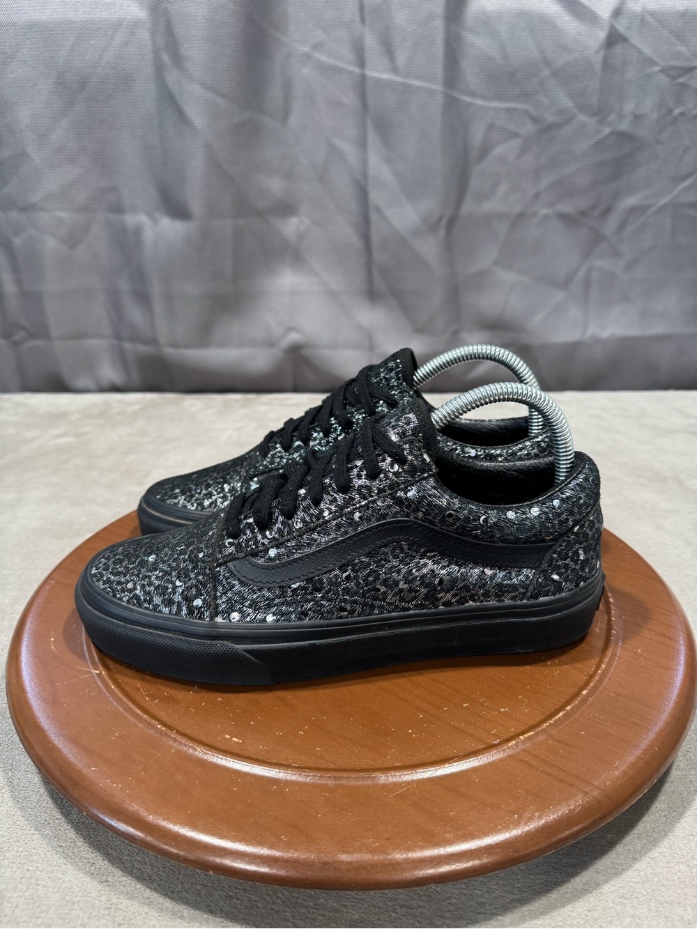 Vans Old Skool Metallic Leopard Sneakers - Picture 2 of 11